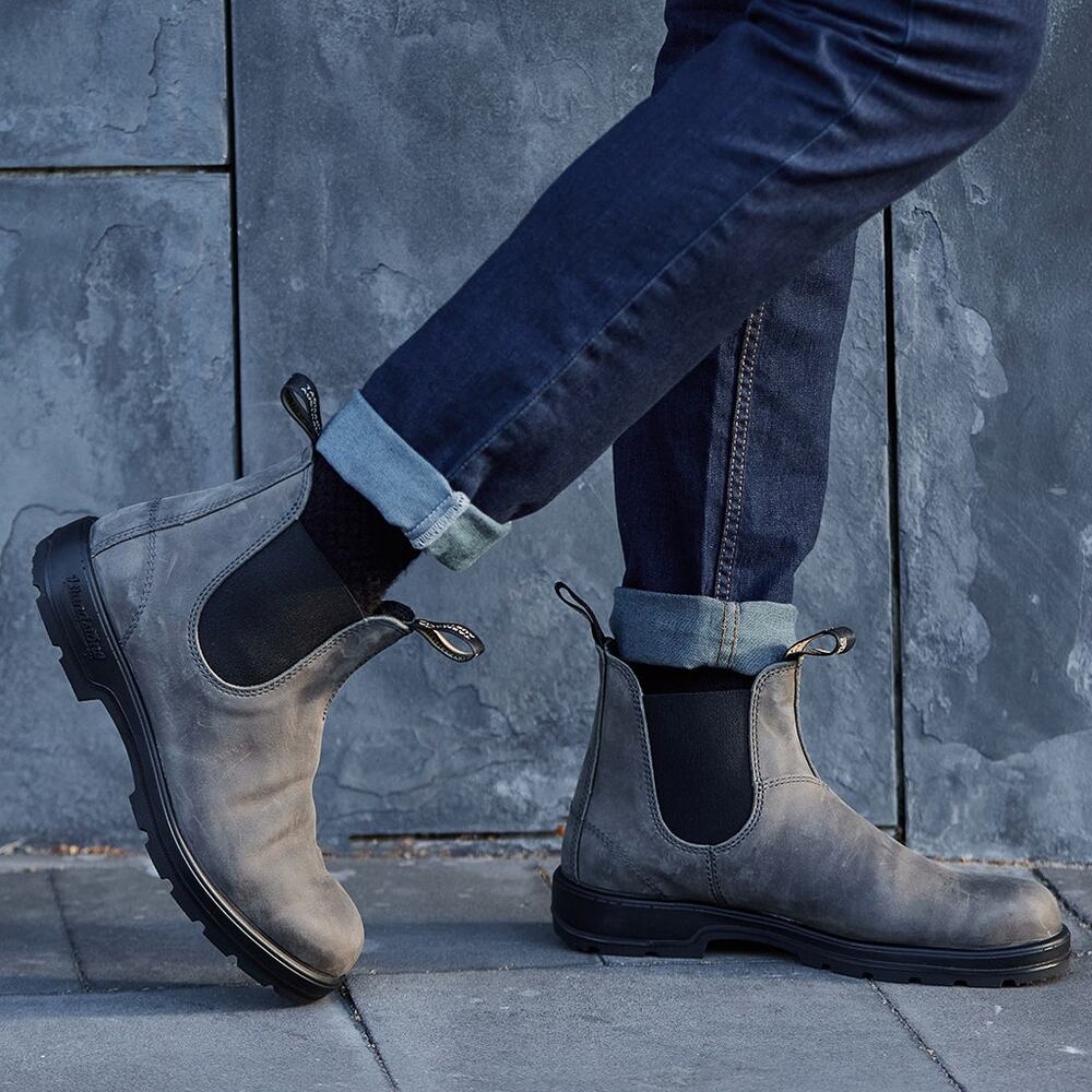 Blundstone Gray Chelsea Boots